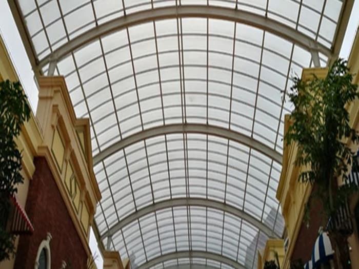 永康屋面网架顶棚吊装方案